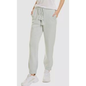 $395 Loveshackfancy Women Seafoam Green Tristan Wool & Cashmere-Blend Pant Sz M